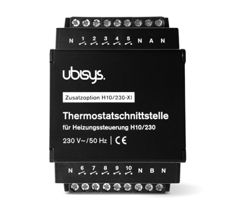 Thermostatschnittstelle für H10 (Zusatzoption H10/230-XI)